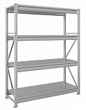 Стеллаж MS Pro 1800х1000х2000 (4 яруса с настилом) фото
