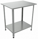 Стол производственный оцинкованный «Лайт» СПЛ 800х600х860 фото