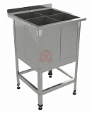 Ванна моечная для яиц ВМЯП "Профи" 600х600(670)х860 фото